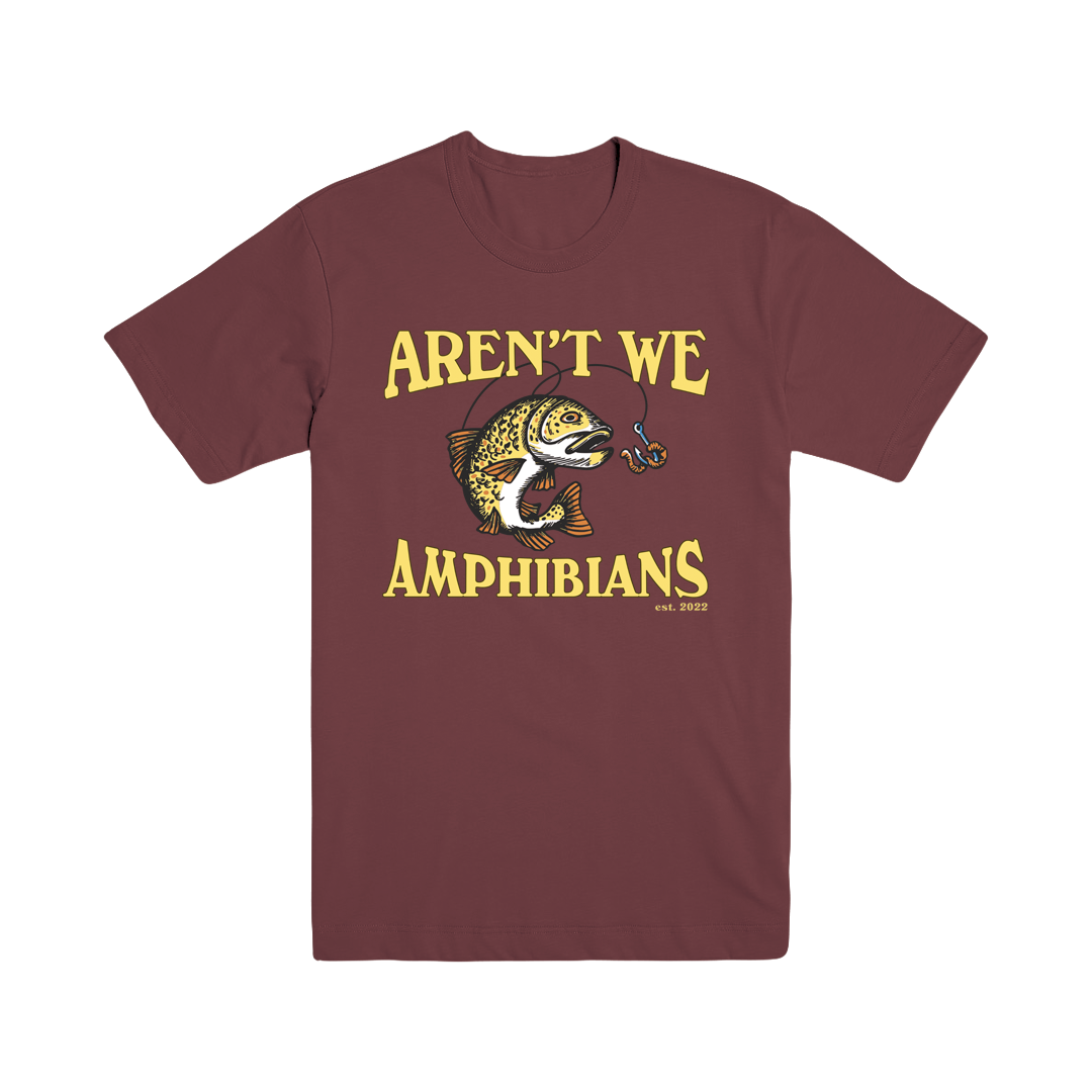 Fishing Tee (Maroon)